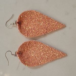 Peach earrings